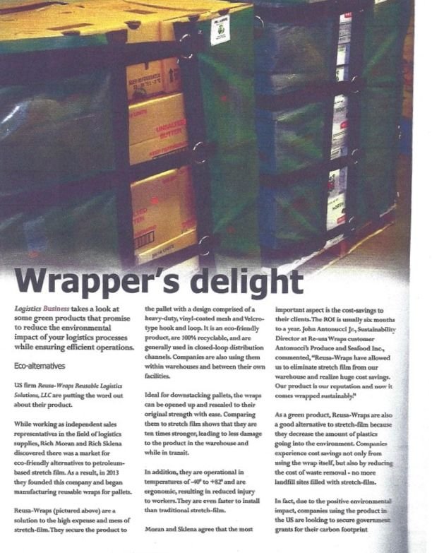 Logistics Business Magazine Article